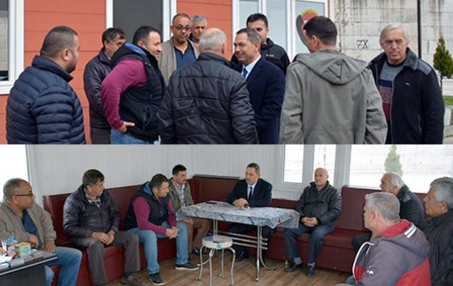 Başkan Uysal, taksici esnafıyla görüştü!
