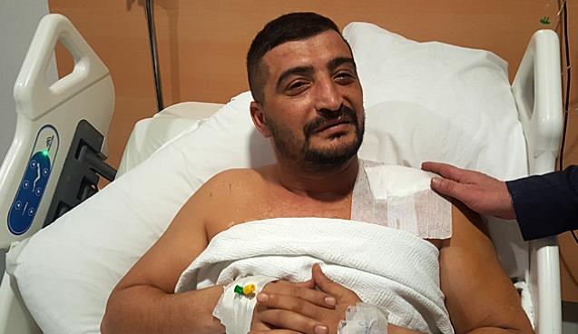 Hasta yatağından mesajı verdi…