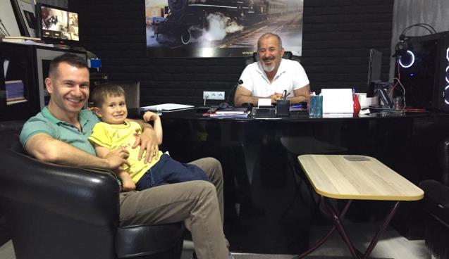 Sertan Kuzu'dan Kara Tren'e ziyaret..