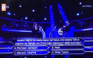 Posbıyık yarışmada soru oldu…