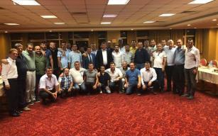 VEDA YEMEĞİNDE BİRARAYA GELDİLER