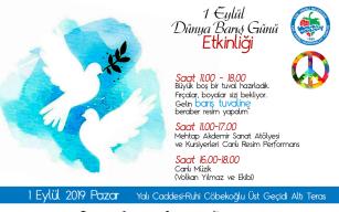 DÜNYA BARIŞ GÜNÜ ETKİNLİĞİNDE BULUŞALIM…