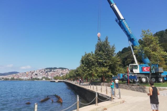 İlk parça çıkartıldı…