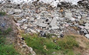 10 metreden deniz kıyısına uçtu…