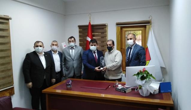 MADEN İŞÇİLERİNDEN EGD YE ZİYARET