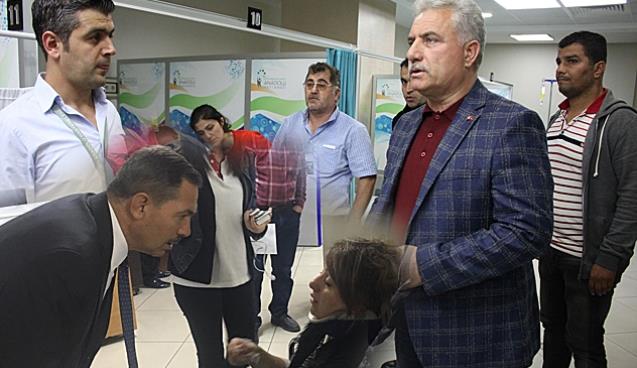  Uysal ve Demirtürk yaralıları ziyaret etti…