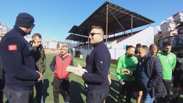 Zonguldak Ereğli Belediyespor’un antrenmanına Genç