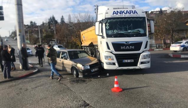 Karabük’te trafik kazası: 2 yaralı