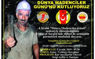 Dünya Madenciler Gününde ZGC'den anlamlı sergi