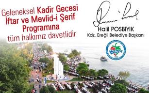 BAŞKAN POSBIYIK’IN KADİR GECESİ MESAJI