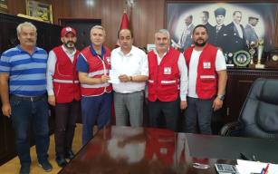 Başkan Demirtaş Kızılay’a kurban bağışında bulundu 