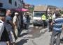Kamyonetle çarpışan bisikletli yaralandı
