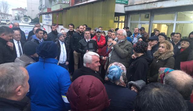 Coşkuyla karşılandı..