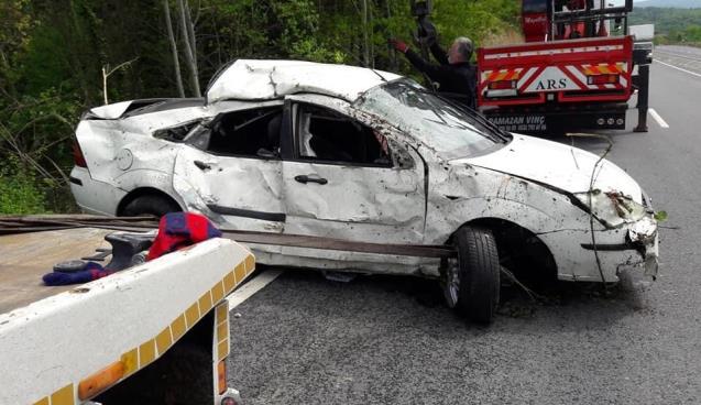 Takla attı, yoldan çıktı...