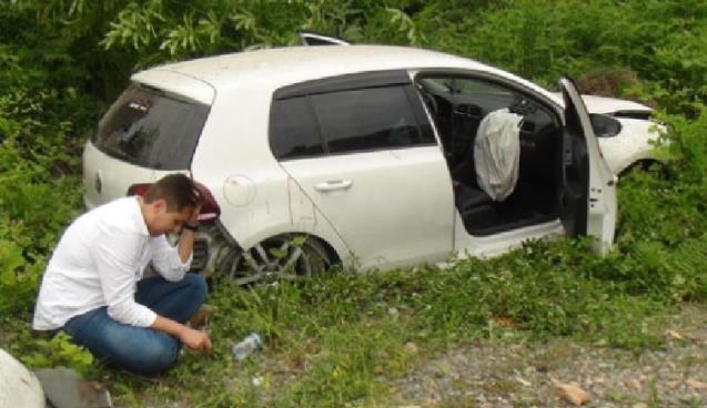 Uyuya kaldı!.. 2 Yaralı!..