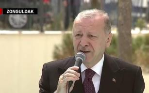 Erdoğan Zonguldak' ın en güzel şaheserini  açtı.