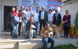 HAYVANLARA AŞI KAMPANYASINA YOĞUN İLGİ