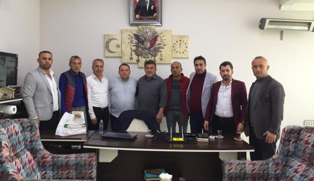 Alaplı Gazeteciler Derneği'nden teşekkür ziyareti