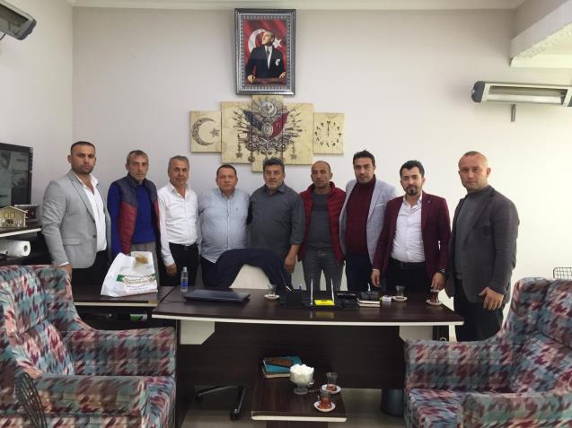 Alaplı Gazeteciler Derneği'nden teşekkür ziyareti