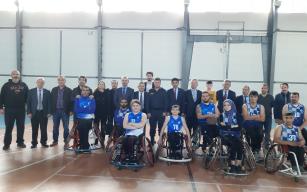 Karabük Tekerlekli Sandalye Basketbol takımı gösteri maçı 