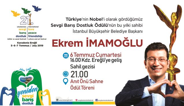 İMAMOĞLU CUMARTESİ GÜNÜ EREĞLİ’DE