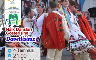 Halk dansları ile festivale ‘merhaba’ diyoruz.