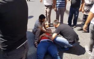 Kamyonet ile motosiklet çarpıştı…