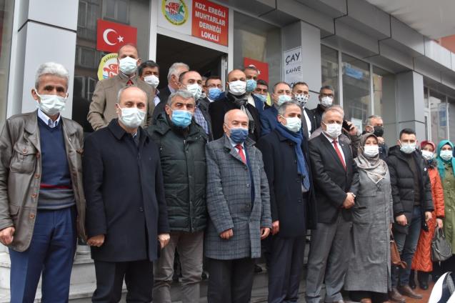 AK PARTİ, YENİ YÖNETİCİLERİ ZİYARET ETTİ