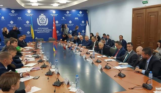 TSO YÖNETİM KURULU BAŞKANI ARSLAN KELEŞİN  UKRAYNA ZİYARETİ…