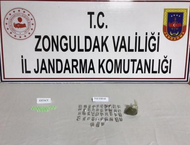 Zonguldak'ta uyuşturucu operasyonu: 1 gözaltı