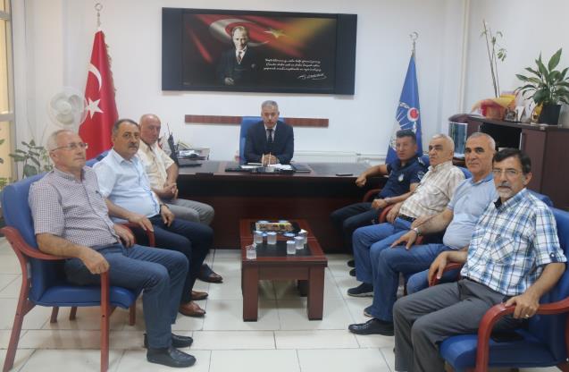 EMNİYET MÜDÜRÜ VE KOMUTAN, ZABITAYI ZİYARET ETTİ