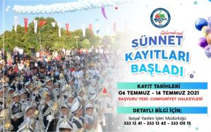 KDZ. EREĞLİ BELEDİYESİ SÜNNET ŞÖLENİ KAYITLARI BAŞLADI