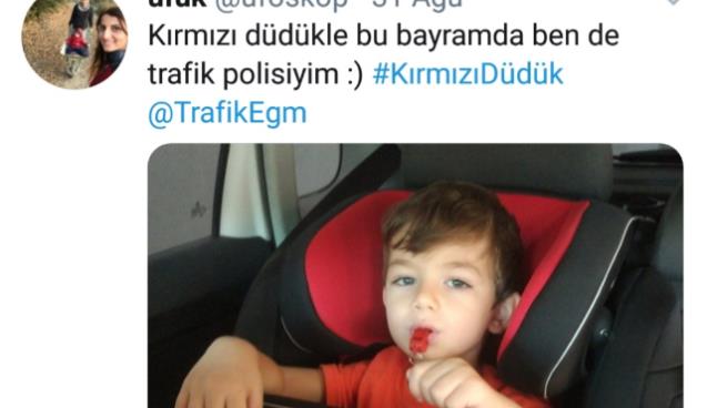 "Ben de trafik polisiyim.."