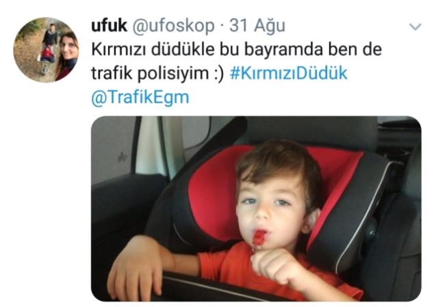 "Ben de trafik polisiyim.."