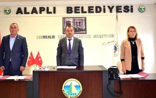 Alaplı Belediyesi Kasım ayı Meclis toplantısı yapıldı.