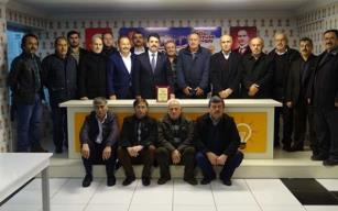 Köy muhtarları Çakır’a teşekkür etti..