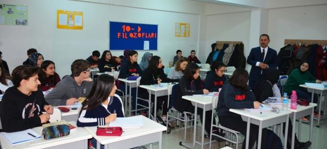 Başkan Uysal'dan okul ziyareti...