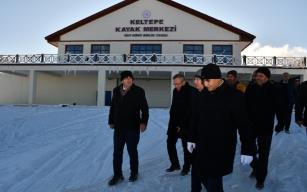 Vali Gürel, Keltepe Kayak Merkezini inceledi