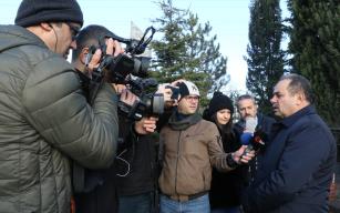 Özçelik-İş Sendikası Genel Başkanı Değirmenci.