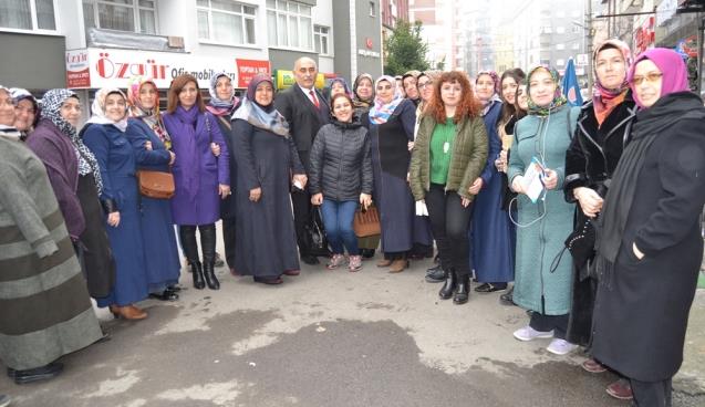 Erol Şahin seçim çalışmalarını sürdürüyor…