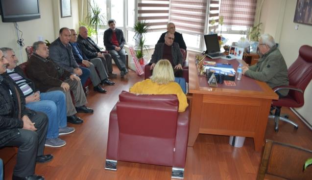 Muhtarlar derneğinden Posbıyık’a ziyaret…