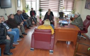 Muhtarlar derneğinden Posbıyık’a ziyaret…