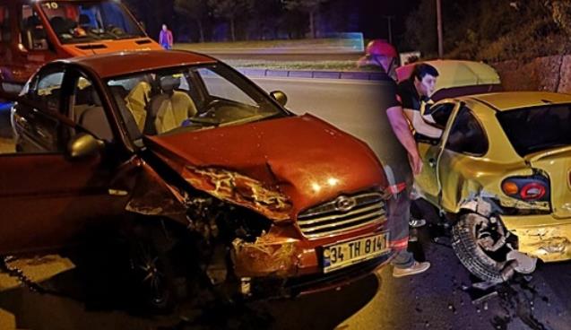 TIR kurtardı, otomobil kurtaramadı… 5 yaralı