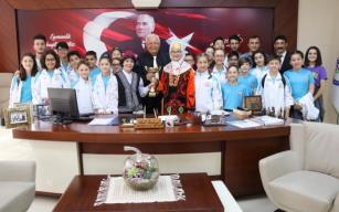 Şampiyon ekip Posbıyık’ı ziyaret etti