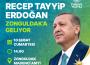 Recep Tayip Erdoğan Zonguldak’a geliyor