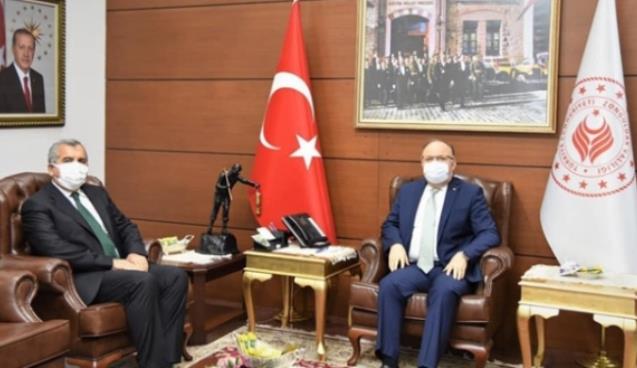 Akın Tatoğlu Vali Mustafa Tutulmazı Ziyaret etti