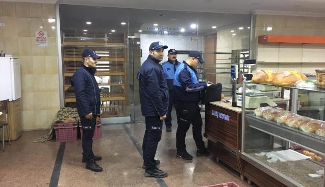 Zabıtadan fırınlara denetim