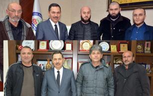 Başkan Uysal’ı ziyaret ettiler!..