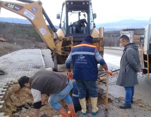 Safranbolu'da ekipler çalışıyor