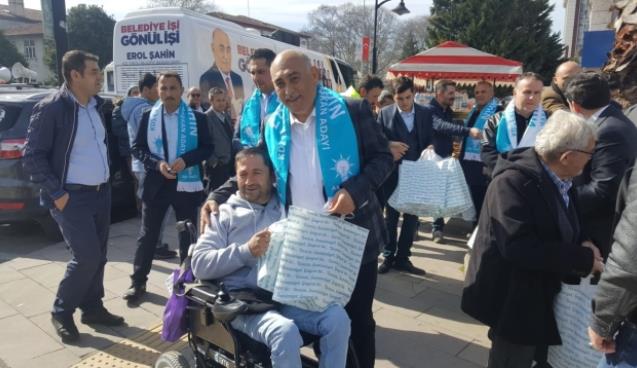 Şahin'den kandil simidi…